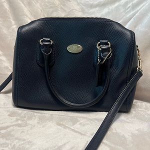 Navy Coach Mini Crossbody